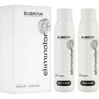 Subrina Eliminator Haarfarben Entferner (Reducer & Activator 2x 100ml) | Color Remover zur Entfernung künstlicher Farbpigmente aus gefärbtem Haar | Farbentferner ohne Parabene, Paraffine und Bleichmittel