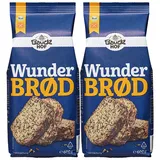 Bauckhof Bio Wunderbrød Haferflockenbrot, Backmischung 2x600 g Pulver