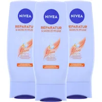 NIVEA 3 x NIVEA Reparatur & Gezielte Pflege Spülung