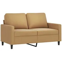 vidaXL 2-Sitzer-Sofa Braun 120 cm Samt Vidaxl