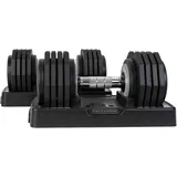 Half Human Hantel Verstellbare Hantel - 25 kg schwarz