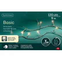 Lumineo Kaemingk Lichterkette LED Basic 120 LED, warmweiß