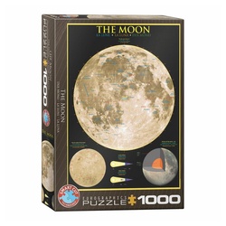 EUROGRAPHICS Puzzle Der Mond, 1000 Puzzleteile bunt