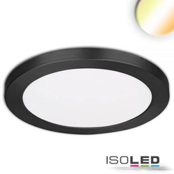 LED Aufbau/Einbauleuchte Slim Flex 24W schwarz ColorSwitch warm/neutralweiß 2040lm EEK F [A-G]