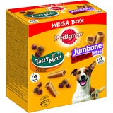 Pedigree Mega Box Snacks mit Tasty Minis und Jumbone Riesenknochen Mini 740 g