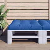vidaXL Palettenkissen 80 x 80 x 12 cm blau 1 St.