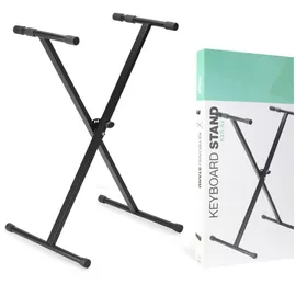 Stagg Keyboardständer X-Style höhenverstellbar, schwarz, max. Tragkraft 30kg