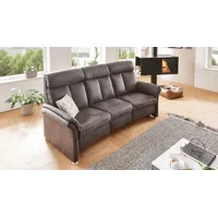 Relaxsofa 2-Sitzer Polstersofa Leila Microfaser anthrazit Kopfteilverstellung