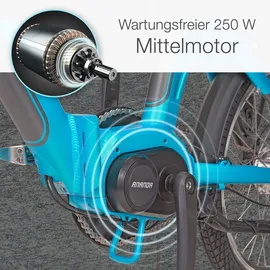 aktivelo Komfort 20 Zoll RH 40 cm Unisex blau