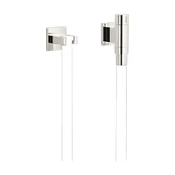 Dornbracht Water Modules Wandanschlussbogen 27821979-08 mit Schlauchhalterung, mit Einzelrosette, platin