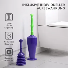 Luigi's Pömpel Set 2x Saugglocke Blau