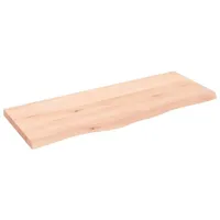 VidaXL Waschtischplatte 100x40x(2-4) cm Massivholz Unbehandelt