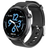 EVISTR Smartwatch für Herren und Damen, 3,7 cm (1,46 Zoll), Smartwatches mit Herzfrequenz-Schlafmonitor, Tracker, 100+ Outdoor-Sport, IP67, wasserdicht, Fitnessuhr für iOS und Android