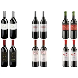 Probierpaket «Preiswerte Rotweine»  Die beliebtesten Delinat-Rotweine zum kleinen Preis, Bio Probierpakete