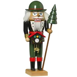 KWO Erzgebirge Nussknacker Uhrenhändler Höhe 27 cm