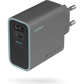 cuktech CUKAD653EU 65W GaN Ladegerät USB-C 1 x USB-A - Grau