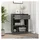 vidaXL Nachtschrank 60 x 34 x 75 cm Grau