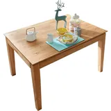 Livetastic Esstisch Braun, massiv rechteckig, 80x75x120 cm, ausziehbar, Esszimmer, Tische, Esstische, Esstische ausziehbar