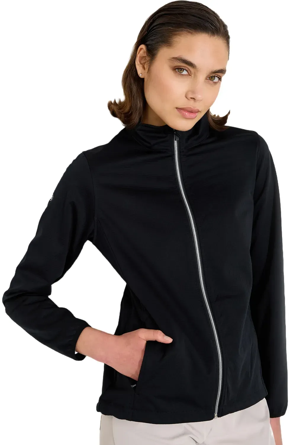 Abacus Jacke Lytham Softshell, schwarz