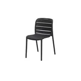 Möbel Kraft Cervo Stapelstuhl 43 x 56,5 x 80,5 cm schwarz