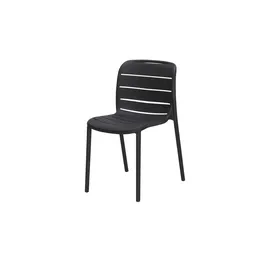 Möbel Kraft Cervo Stapelstuhl 43 x 56,5 x 80,5 cm schwarz