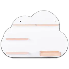 BOARTI Kinderregal Wolke Holz weiß