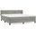 vidaXL Boxspringbett 180 x 200 cm H2 Grau