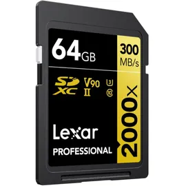 Lexar Professional SDXC 64GB 2000x UHS-II V90
