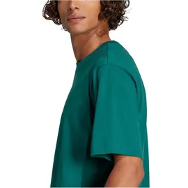 adidas Essentials Linear Single Jersey Tee Collegiate Green/Black S
