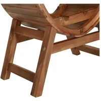 vidaXL Weinregal 13 Flaschen Akazienholz Massiv braun