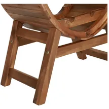 vidaXL Weinregal 13 Flaschen Akazienholz Massiv braun