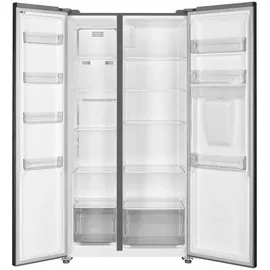 Respekta Halvar Side-by-Side AC178BSWS-16 (439 l, 1770 mm hoch, Black-Steel)