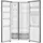 Respekta Halvar Side-by-Side AC178BSWS-16 (439 l, 1770 mm hoch, Black-Steel)