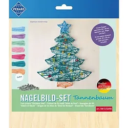 Nagelbild-Set "Tannenbaum"