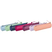 Clairefontaine 7x Schlampermäppchen gefärbtes Leder Ø5,5x22cm sortiert 410164C