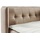 Fun Möbel Boxspringbett Bett Schlafzimmerbett 140x200cm GENET Stoff Matt Velvet Creme