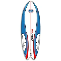 CBC Fish Soft Surfboard Wellenreiter 21 Wave Welle Surf Board2, Größe: 5'8''