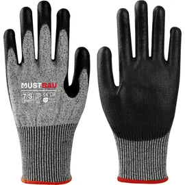 Tacklife Mustbau Schnittschutz Handschuhe Level 3 Schutz für Küche, Garten & Baustelle, Größe XL,3 Paar