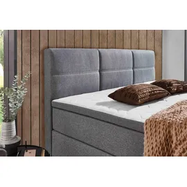 SUN GARDEN Boxspringbett 180 x 200 cm Braun/Grau