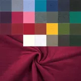 Polarfleece Meterware antipilling - Fleecestoff weich/kuschelig - Kuschelfleece Uni - Polyesterfleece - Winterstoff - 50 x 150 cm, Farbe: 018 weinrot