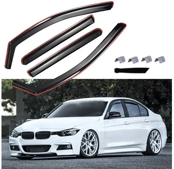 Satz mit 4 Windabweisern für BMW 3er‐Limousine (F30) 2012–2019