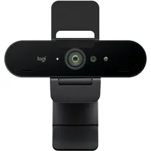 Logitech Brio 4K Webcam, Videogespräche, Mikrofon mit Geräuschunterdrückung, automatische HD-Belichtungskorrektur, Microsoft Teams, Zoom, Google Voice, Google Meet, PC/Mac/Notebook/Macbook - Graphit