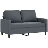 VidaXL 2-Sitzer-Sofa Dunkelgrau 120 cm Samt