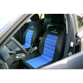 Woltu 7er Sitzbezüge Auto Einzelsitzbezug universal Größe, Komplettset, schwarz