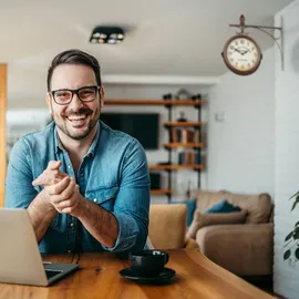 Relaxdays Bahnhofsuhr doppelseitig, in braun