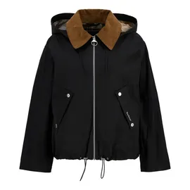 BARBOUR Weaver Regenjacke Damen Schwarz/Mokka M