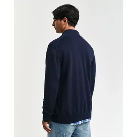 GANT Casual Vollreißverschluss Pullover Evening Blue L