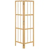 [en.casa] Eckgarderobe Hyllestad 165,5x92x8cm Bambus