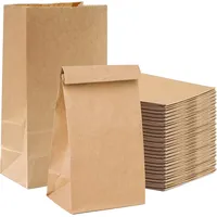 50x Kraftpapiertüten - EXTRA STARK - nachhaltige braune Beutel 20 x 13 cm - Kraftpapierbeutel als DIY Adventskalender - Ostern & Weihnachten & Advent - zum befüllen