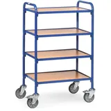 FETRA Beistellwagen 32930 - mit Böden - Tragkraft 250kg TPE-Reifen